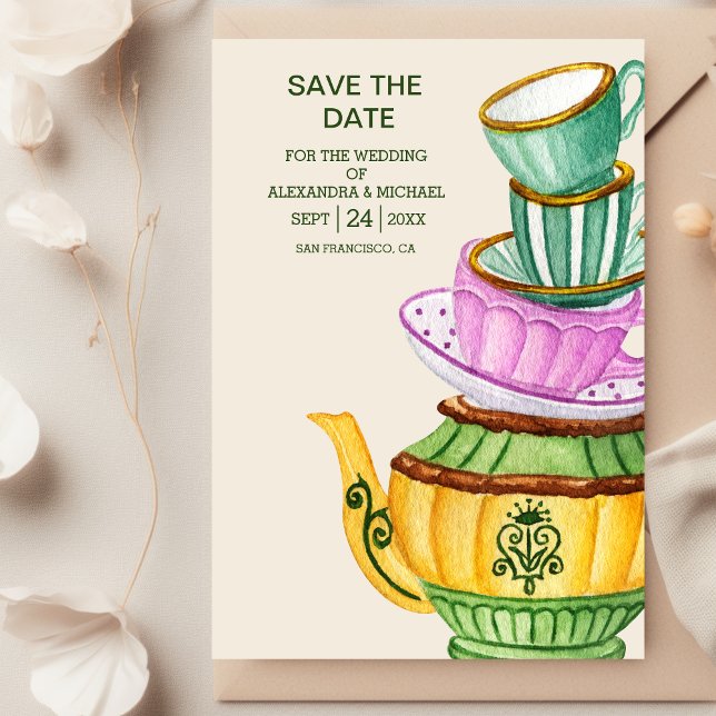 Alice in Wonderland Wedding Save The Date (Creator Uploaded)
