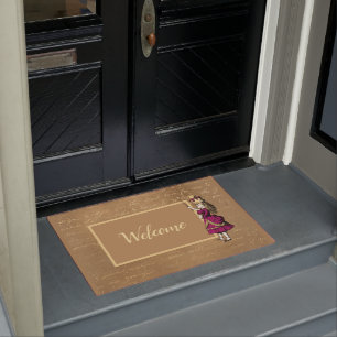 Alice in Wonderland Welcome Doormat