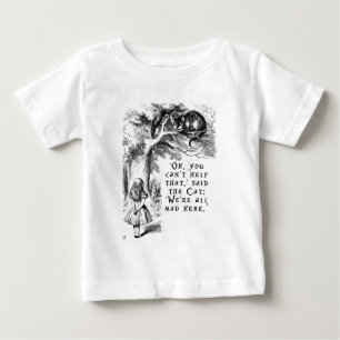 Alice in Wonderland - We're all mad here Baby T-Shirt