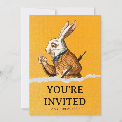 Alice In Wonderland White Rabbit Birthday Party