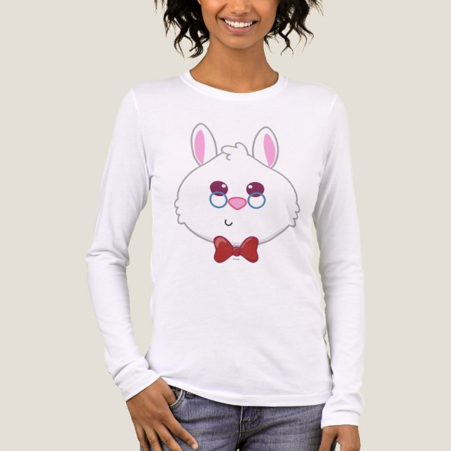Alice in Wonderland | White Rabbit Emoji 2 Tri-Blend Shirt (Front)