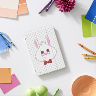 Alice in Wonderland White Rabbit Emoji iPad Mini Cover