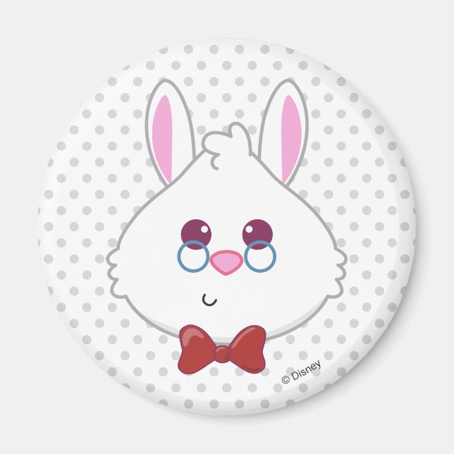 Alice in Wonderland | White Rabbit Emoji Magnet (Front)