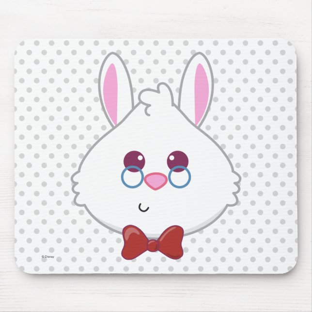 Alice in Wonderland | White Rabbit Emoji Mouse Pad (Front)