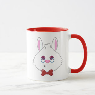 Alice in Wonderland White Rabbit Emoji Mug