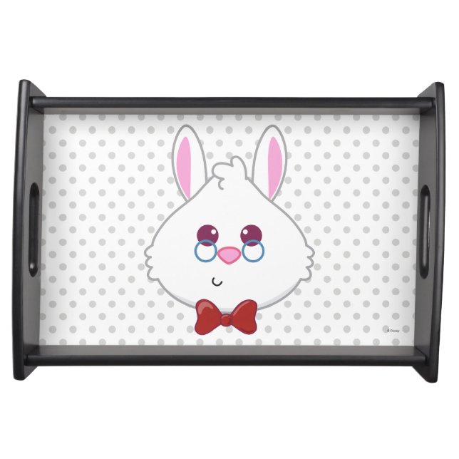 Alice in Wonderland | White Rabbit Emoji Serving Tray (Front)