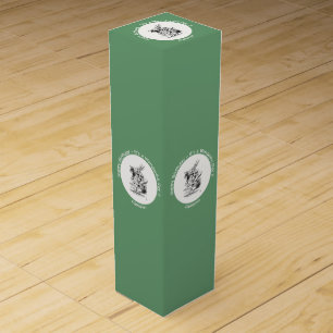 Alice in Wonderland White Rabbit Herald Birthday Wine Box