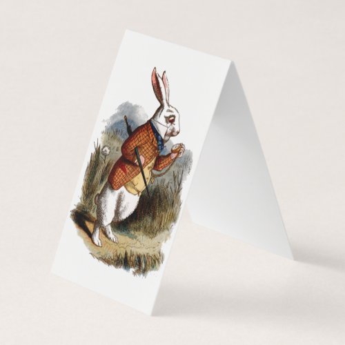 Alice in Wonderland White Rabbit Personalize Card