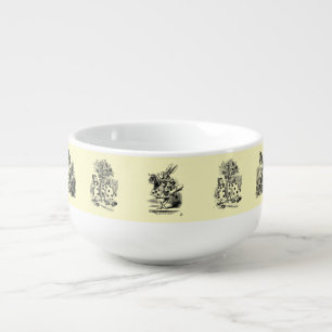 Alice in Wonderland White Rabbit rabbit pastel Soup Mug
