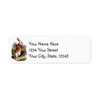 Alice in Wonderland White Rabbit Return Add Labels
