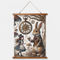 Alice in Wonderland White Rabbit tea Art