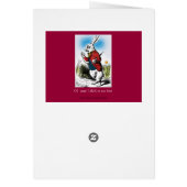 Alice in Wonderland White Rabbit Watch Card (Back)