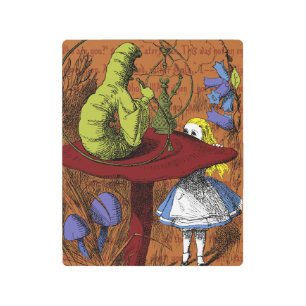 Alice In Wonderland Who Are You? Metal Print