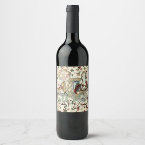 Alice in Wonderland   Wine Label