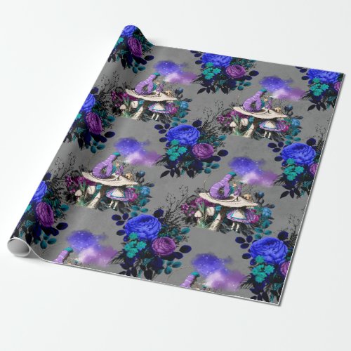 Alice in Wonderland with Caterpillar Wrapping Paper