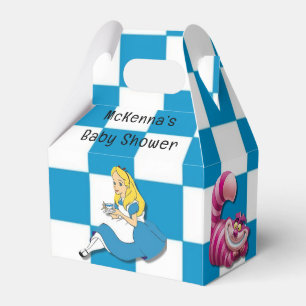 Alice in Wonderland With Cheshire Cat Baby Shower Favor Boxes