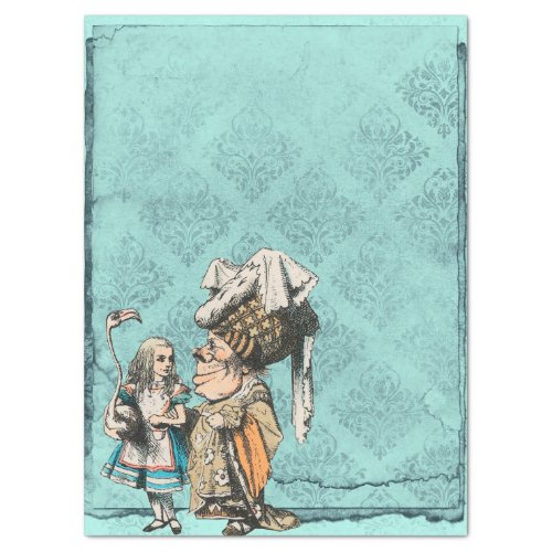 Alice in Wonderland with Duchess Turquoise Craft Tissue Paper