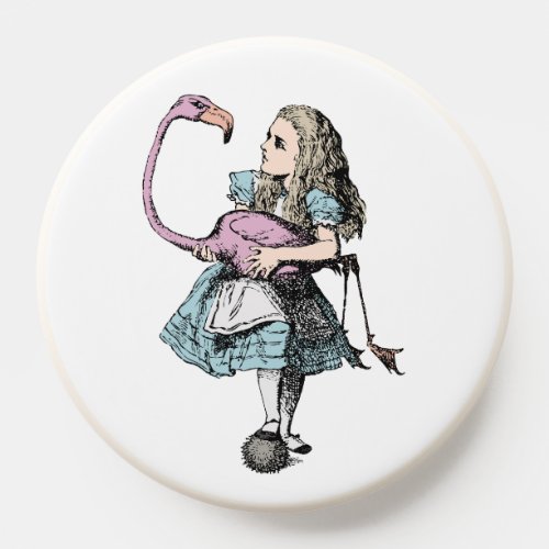 Alice in Wonderland with Flamingo PopSocket