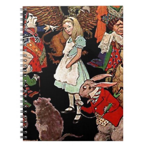 Alice in Wonderland with Friends Illustration Notebook