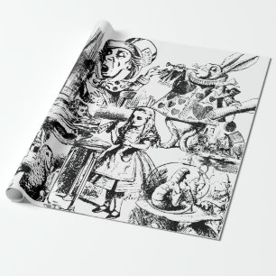 Alice in Wonderland Wrapping Paper