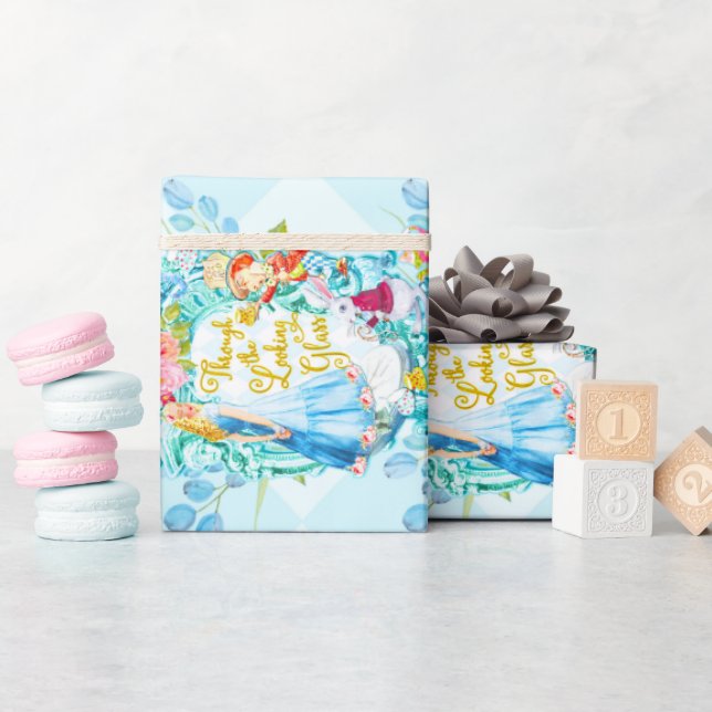 Alice in Wonderland Wrapping Paper 3 Designs | Zazzle