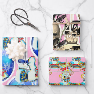 Alice in Wonderland Wrapping Paper Sheets