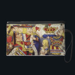 Alice in Wonderland Wristlet<br><div class="desc">Wonderful hold all Wristlet with the queen of hearts and Alice in Womderland</div>