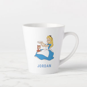 Alice in Wonderland's Alice and Dinah Disney Latte Mug