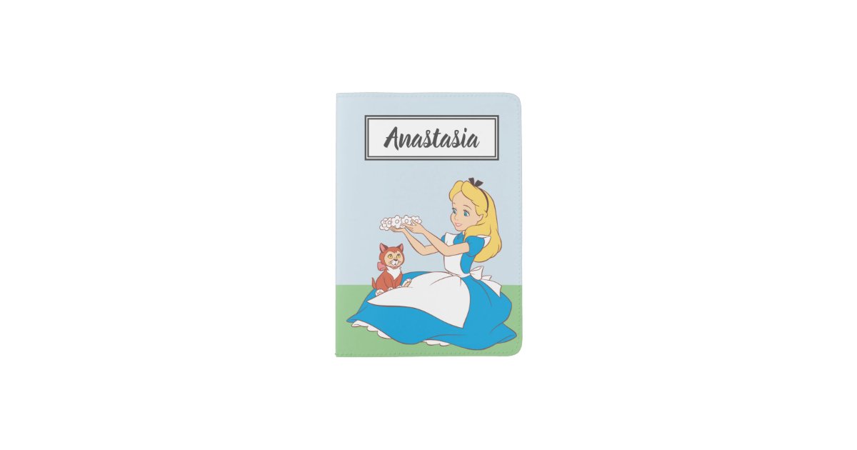 Alice In Wonderland S Alice And Dinah Name Passport Holder