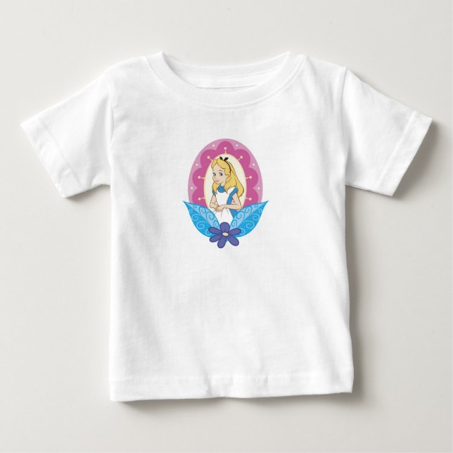 Alice in Wonderland's Alice Disney Baby T-Shirt (Front)
