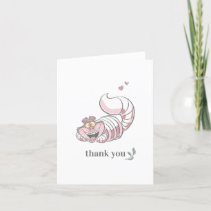 Alice in Wonderland's Cheshire Cat Thank You Card