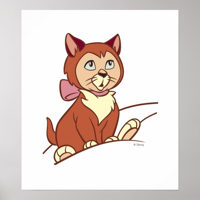 Alice in Wonderland's Dinah Disney Poster (Front)