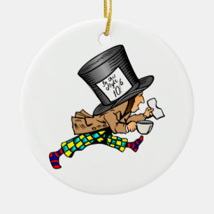 Alice in Wonderland's Mad Hatter Ceramic Ornament