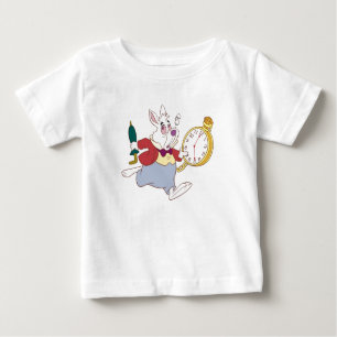 Alice in Wonderland's White Rabbit Running Disney Baby T-Shirt
