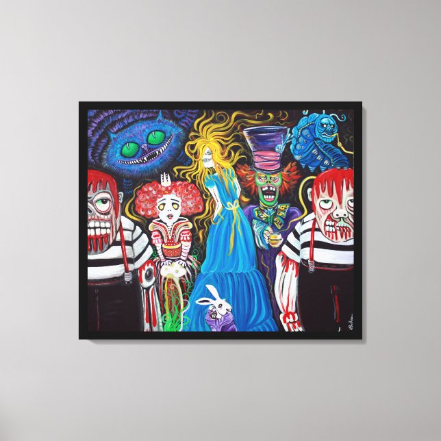 Alice in Zombieland Canvas Print (Front)