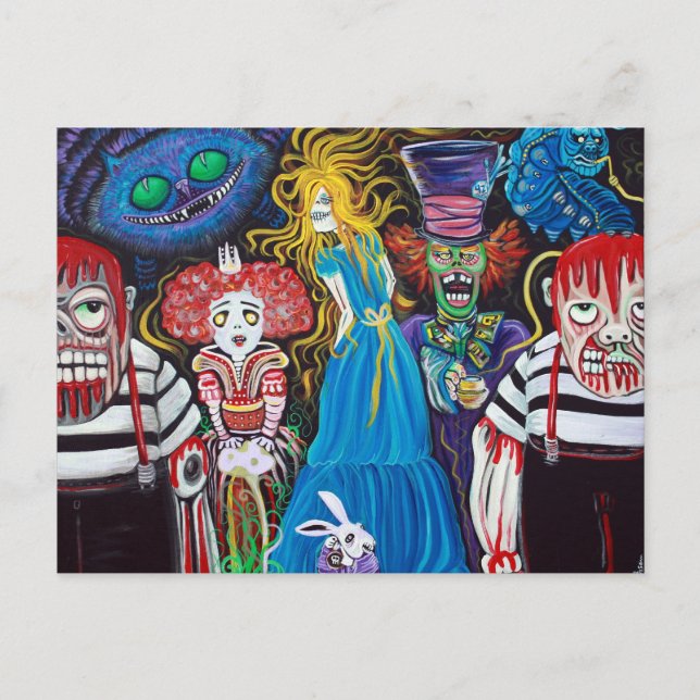 Alice in Zombieland Postcard (Front)