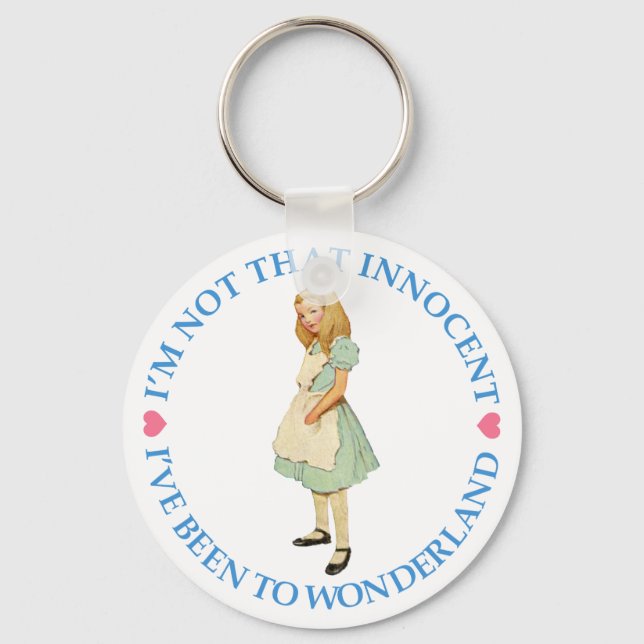 ALICE IS NOT THAT INNOCENT KEYCHAIN (Front)