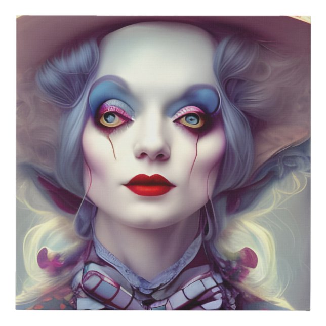 Alice IS the hatter Faux Canvas Print (Front)