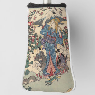 Alice Lost in Japan Ukiyo-e Floating Wonderland Golf Head Cover