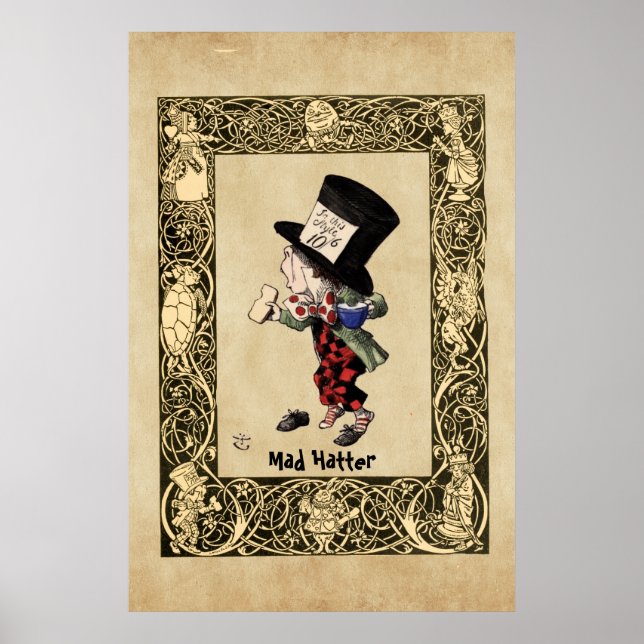 Alice - Mad Hatter  1865 Poster (Front)