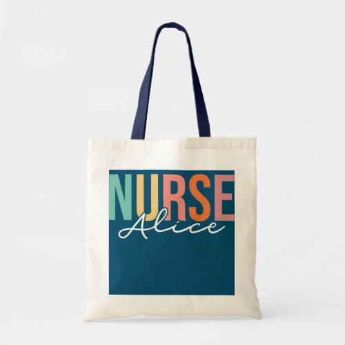 Alice Medical Stethoscope Doctor Nurse Custom Tote Bag
