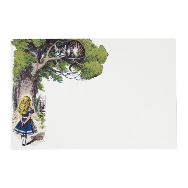 Alice Meets Cheshire Placemat (Front)