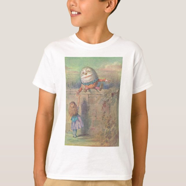 Alice meets Humpty Dumpty T-Shirt (Front)