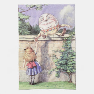 Alice Meets Humpty Dumpty Towel