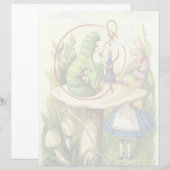 Alice Meets the Caterpillar (Front/Back)