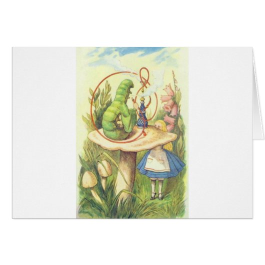 Alice Meets the Caterpillar Cards (Front Horizontal)
