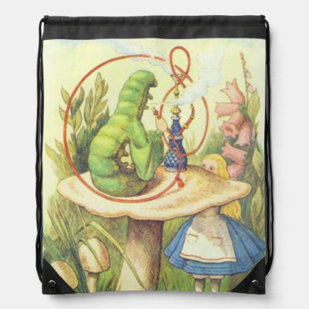 Alice Meets The Caterpillar Color Backpack