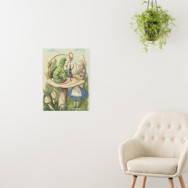 Alice Meets the Caterpillar Foam Board (In Situ (Wall))