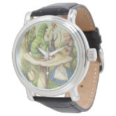 Alice in Wonderland Wrist Watch Attack of Cards | Zazzle