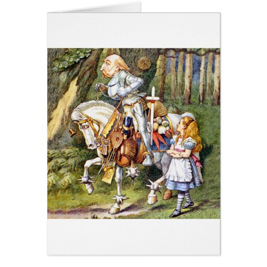 Alice Meets the White Knight in Wonderland (Front)